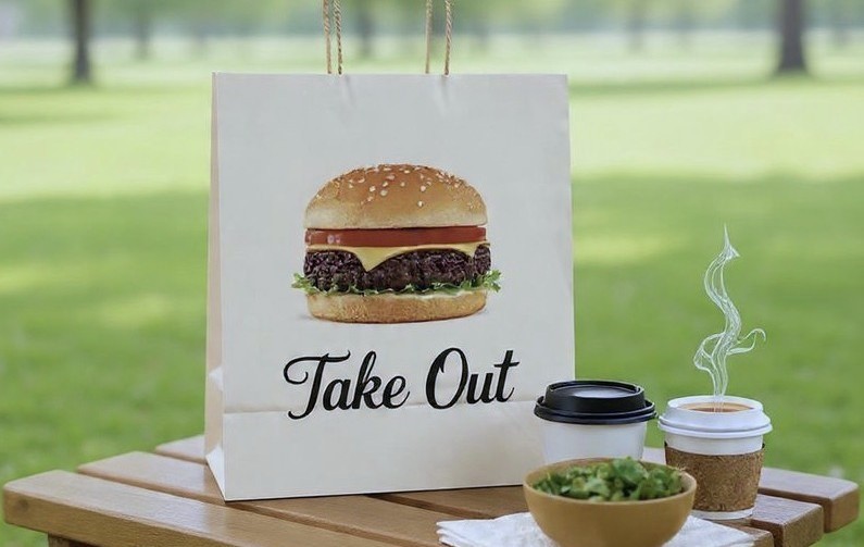 Take Out with a bag